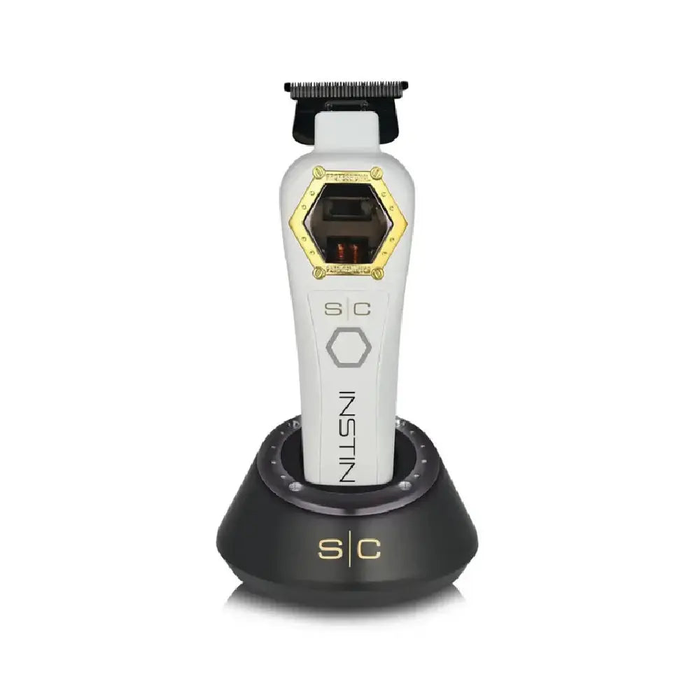 StyleCraft Instinct Metal Edition Hair Clipper w/ Instinct Metal Edition Trimmer w/ Instinct Metal Double Foil Shaver (SC611M, SC410M, SC807) [COMBO]