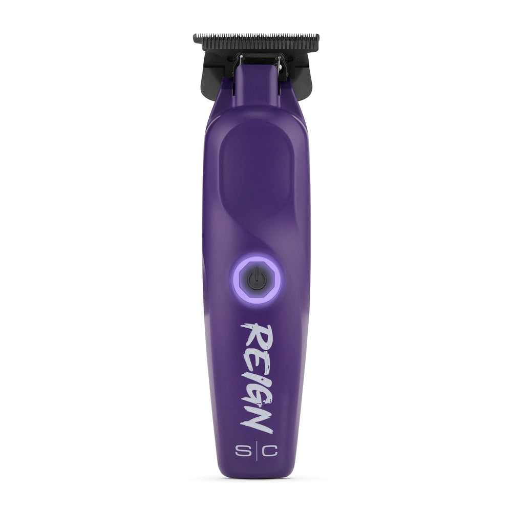 StyleCraft Reign EON Digital Brushless Motor Cordless Clipper + Trimmer - Purple (Combo) (SC620P/SC422P)