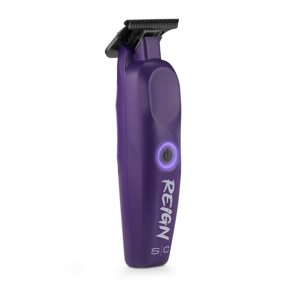 StyleCraft Reign EON Digital Brushless Motor Cordless Clipper + Trimmer - Purple (Combo) (SC620P/SC422P)