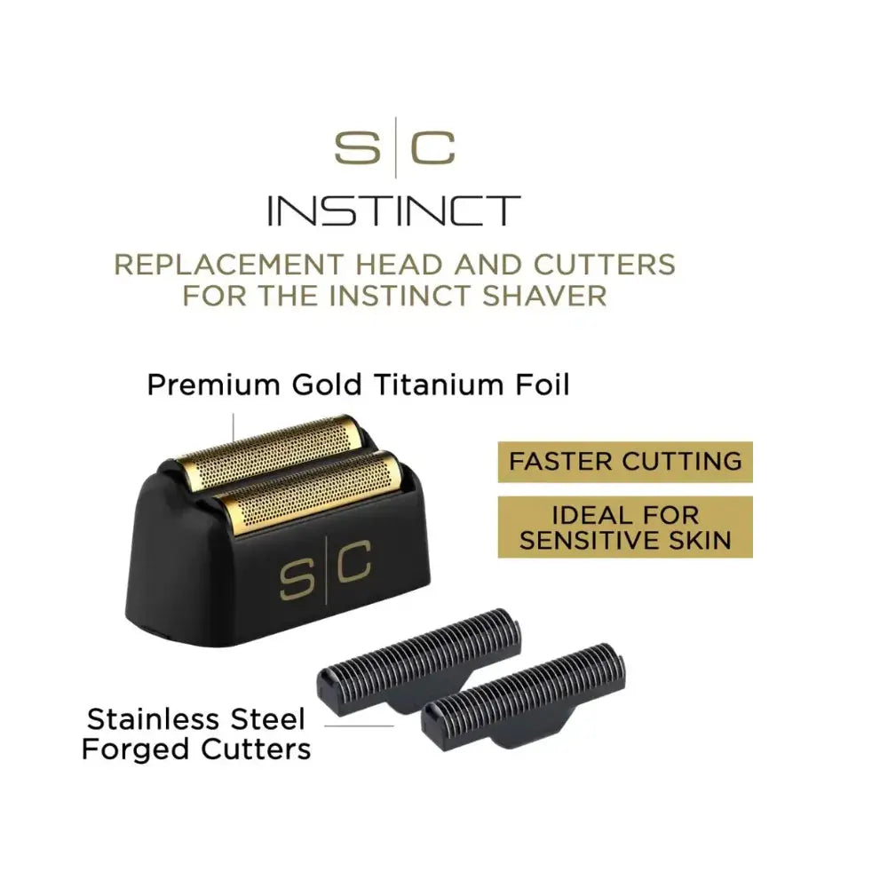 StyleCraft Instinct Foil Shaver Replacement Foil & Cutter Set (SC542B)