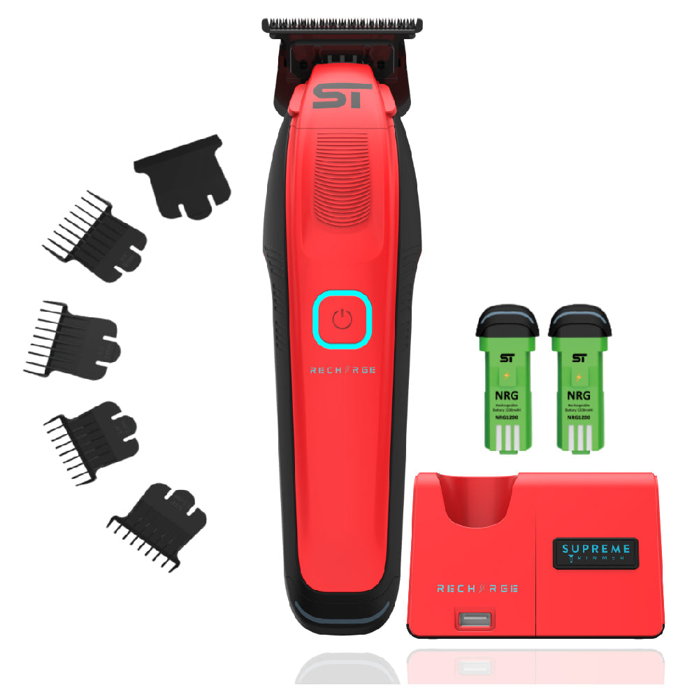 Supreme Trimmer Recharge Trimmer with Removable Battery and Smart Charging Base (ST777)