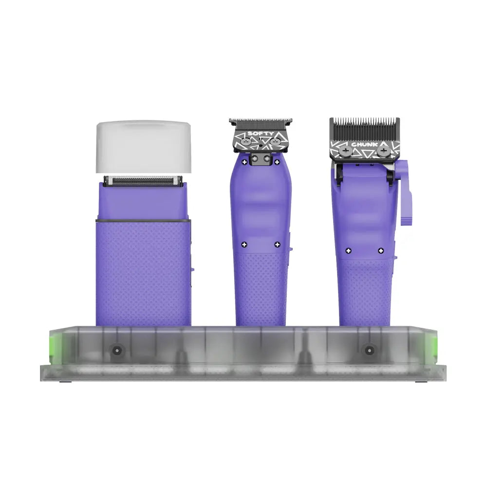 TPOB PLAY MINI Transparent PURPLE Bundle with stand