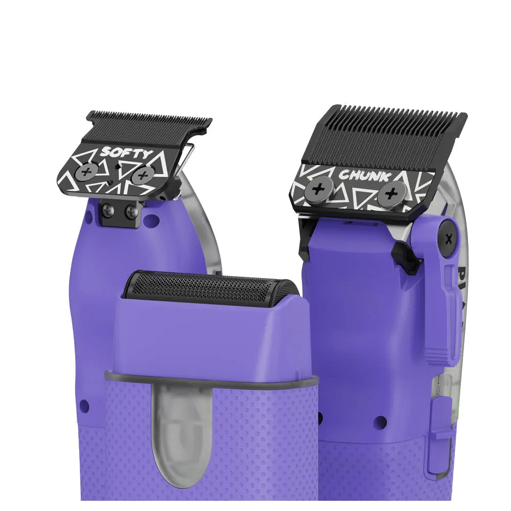 TPOB PLAY MINI Transparent PURPLE Bundle with stand