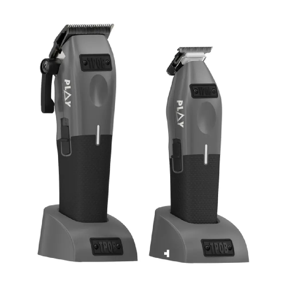 TPOB Play Gun Metal Grey Bundle (Clipper & Trimmer)