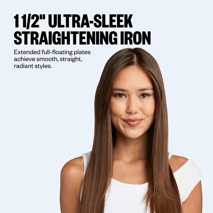 BaBylissPRO Limited Edition Nano Titanium 1.5" Ultra-Sleek Flat Iron - Iced Blue (BNT131TLB) — image 3