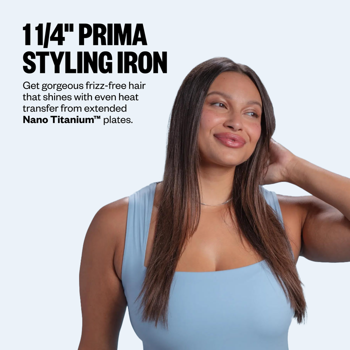 BaBylissPRO Limited Edition Nano Titanium Prima 3000 1.25" Flat Iron - Iced Blue (BNT3000TLB) — image 4
