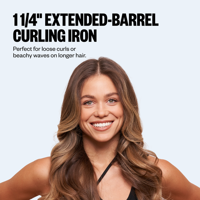 BaBylissPRO Limited Edition Nano Titanium 1 1/4" Extended-Barrel Curling Iron - Iced Blue (BNTW125XLLB) — image 3
