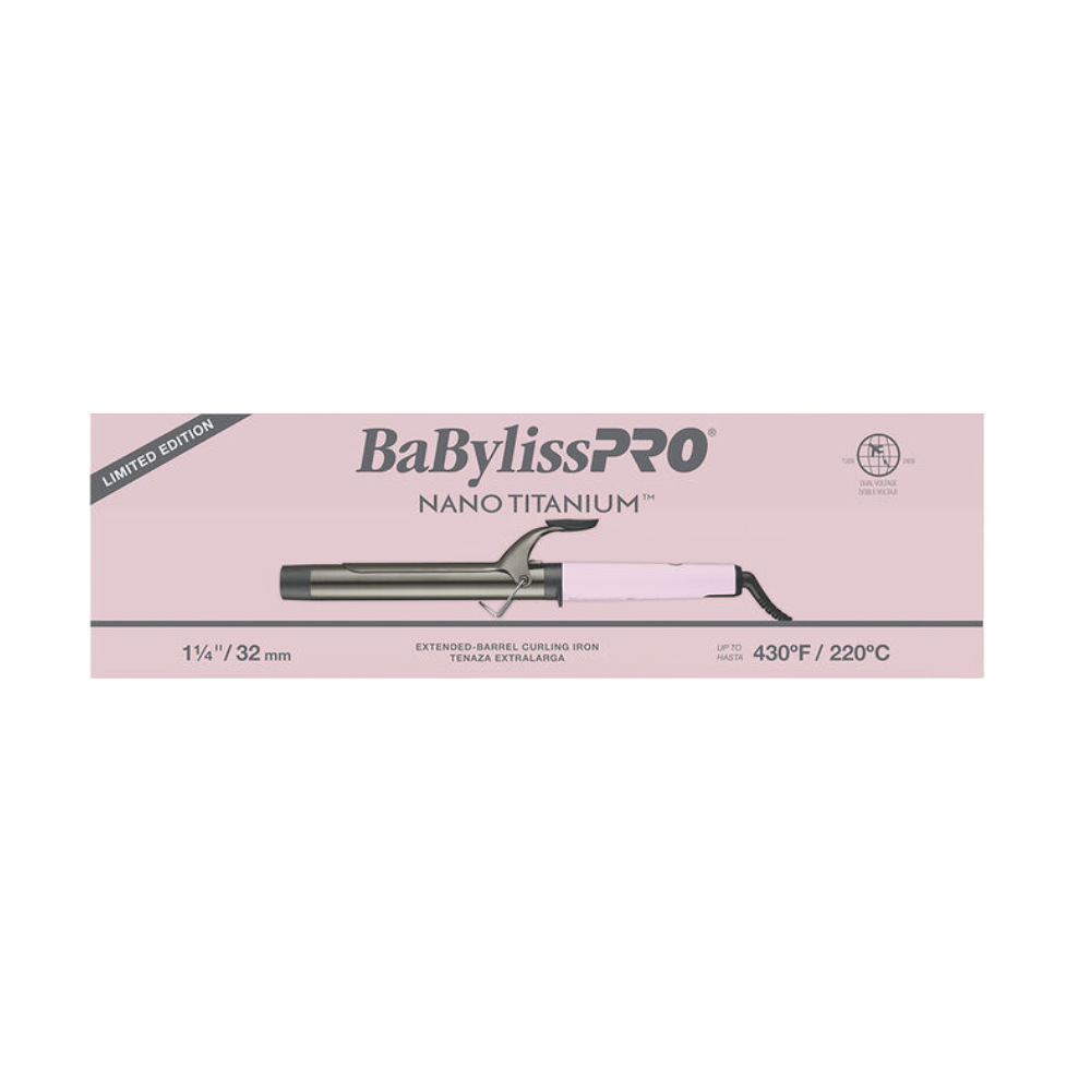 BaBylissPRO Limited Edition Pink Sugar Extended Barrel Curling Iron - 1.25" (BNTW125XLPK) — image 4