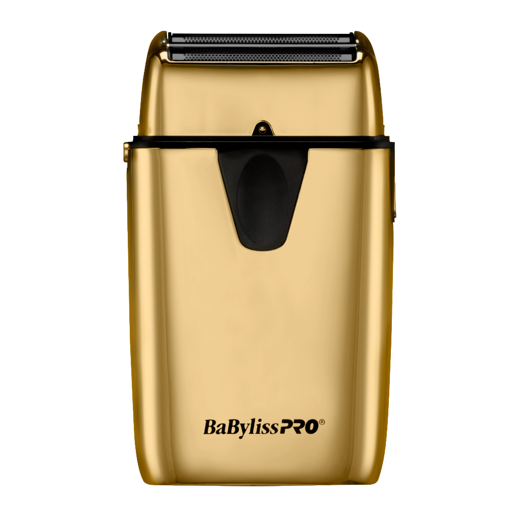 BaBylissPRO UV-Disinfecting Double Foil Shaver - Gold (FXLFS2G) — image 1