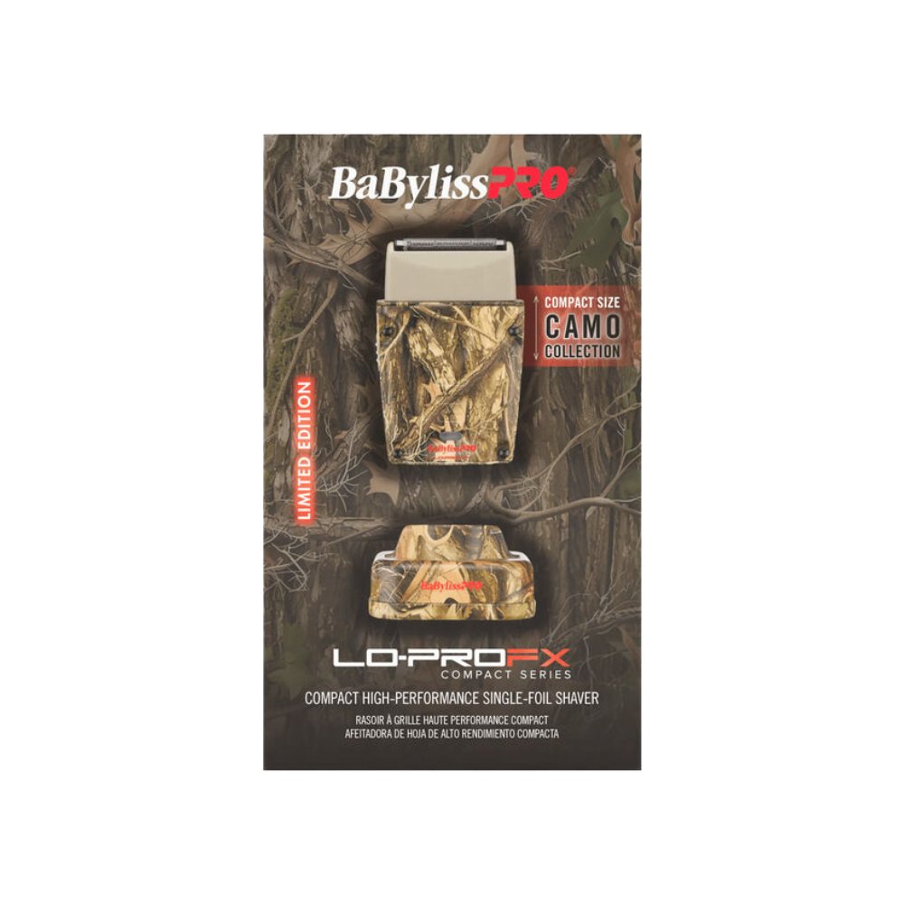 BaBylissPRO Limited Edition Camo Lo-PROFX Compact Single Foil Shaver (FXLPFS1CAM) — image 4