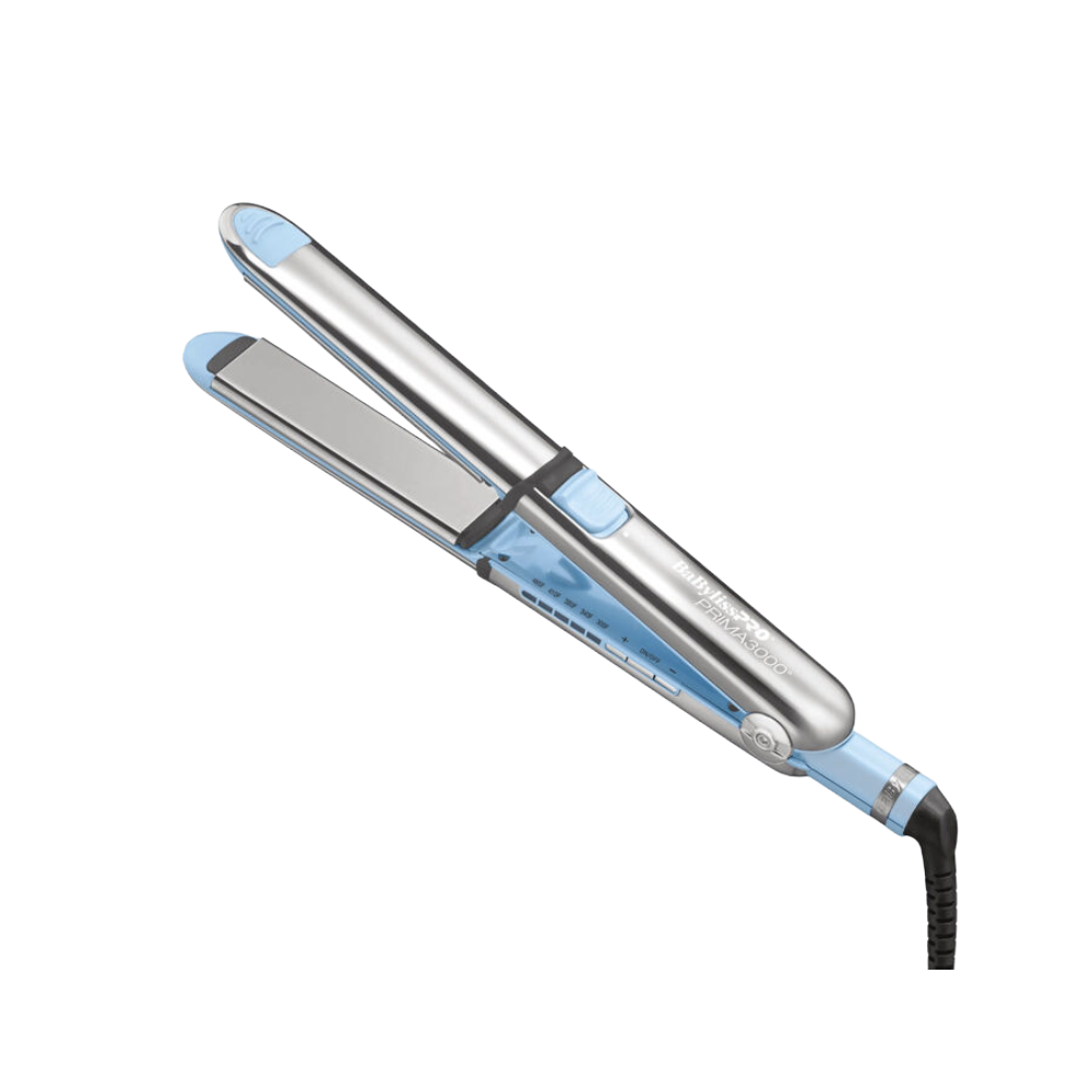 BaBylissPRO Limited Edition Nano Titanium Prima 3000 1.25" Flat Iron - Iced Blue (BNT3000TLB) — image 1