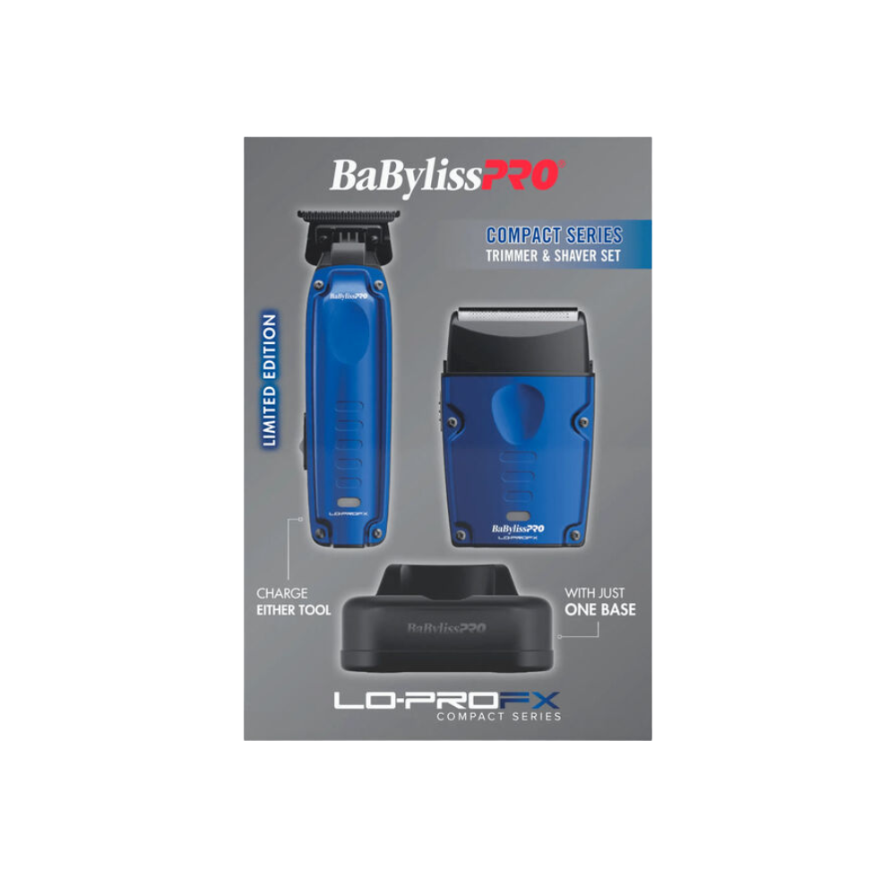 BaBylissPRO Lo-ProFX Compact Series Limited Edition set box with trimmer and shaver