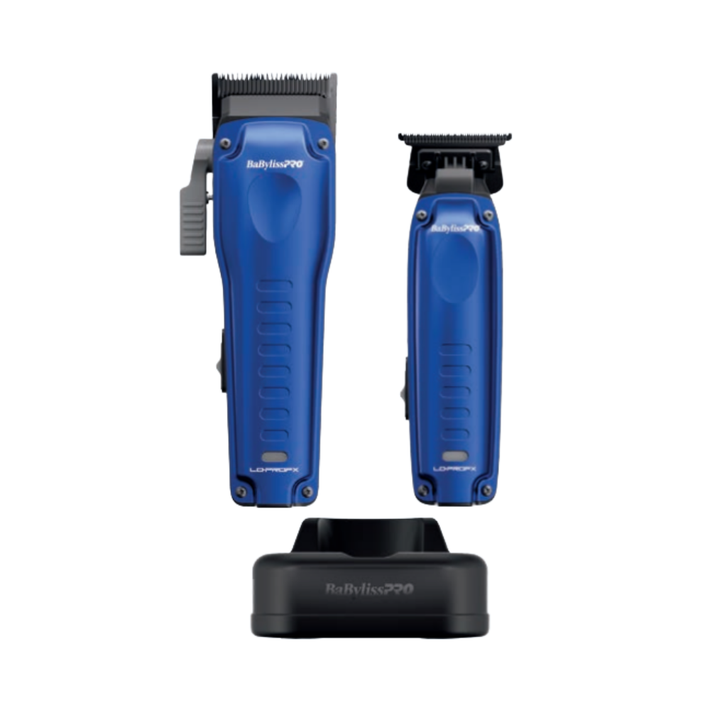 BaBylissPRO Limited Edition LO-PROFX High-Performance Compact Clipper & Trimmer Set - Blue (FX8272PK) — image 2