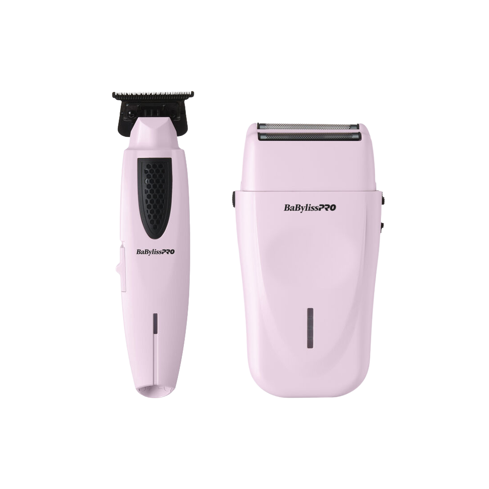 BaBylissPRO Limited Edition LithiumFX+ Trimmer & Double Foil Shaver Value Set - Pink (FX73FSTPKMP) — image 2