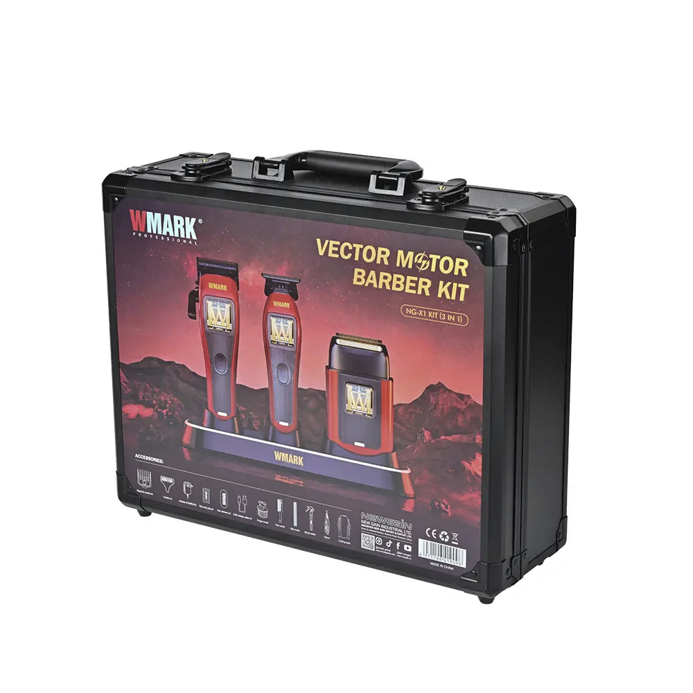 WMARK Professional Vector Motor Barber Kit (NG-X1-KIT)