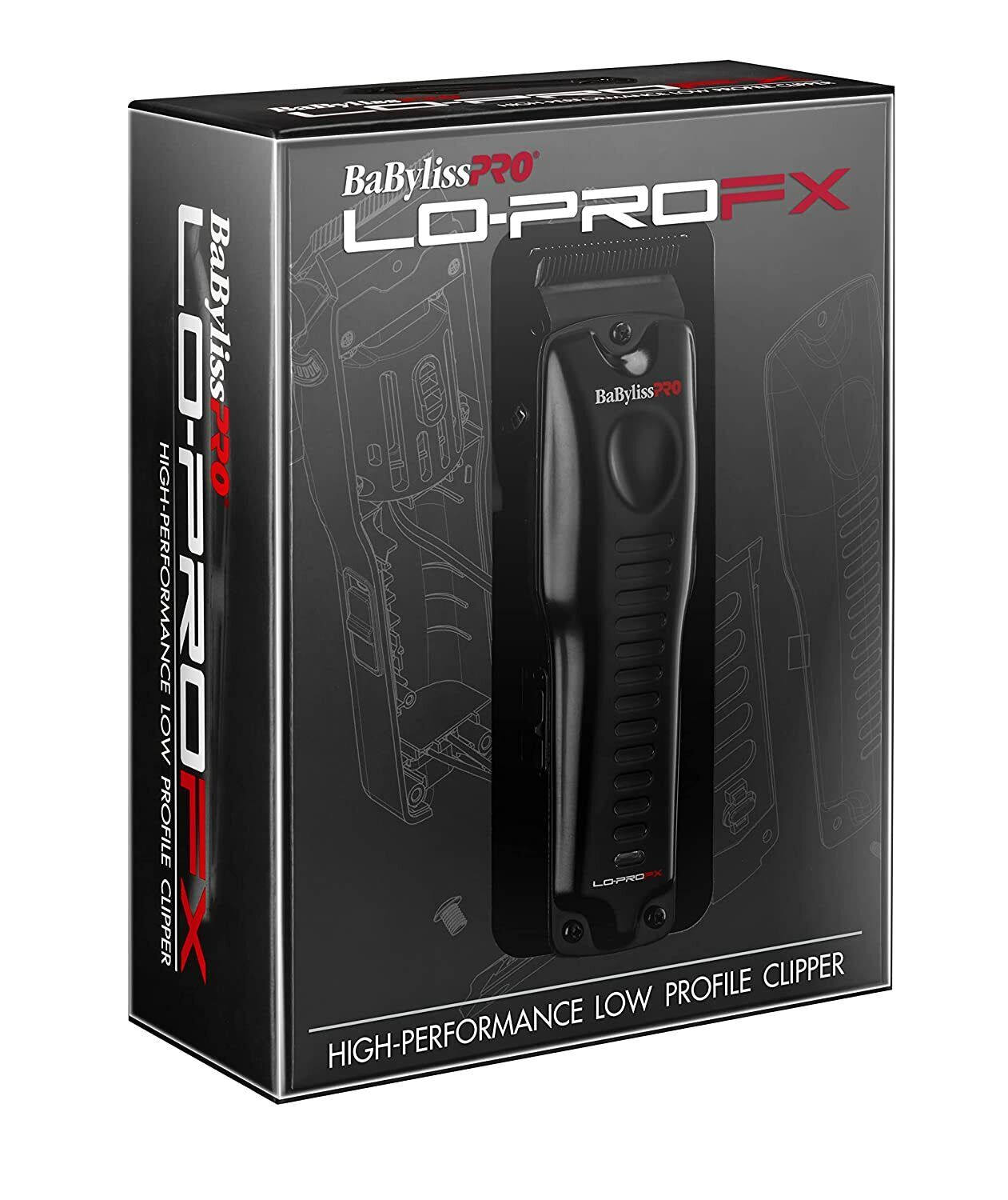 BaylissPRO LO PRO Clipper (FX825) + Trimmer (FX726) + Charging Bases (Combo)