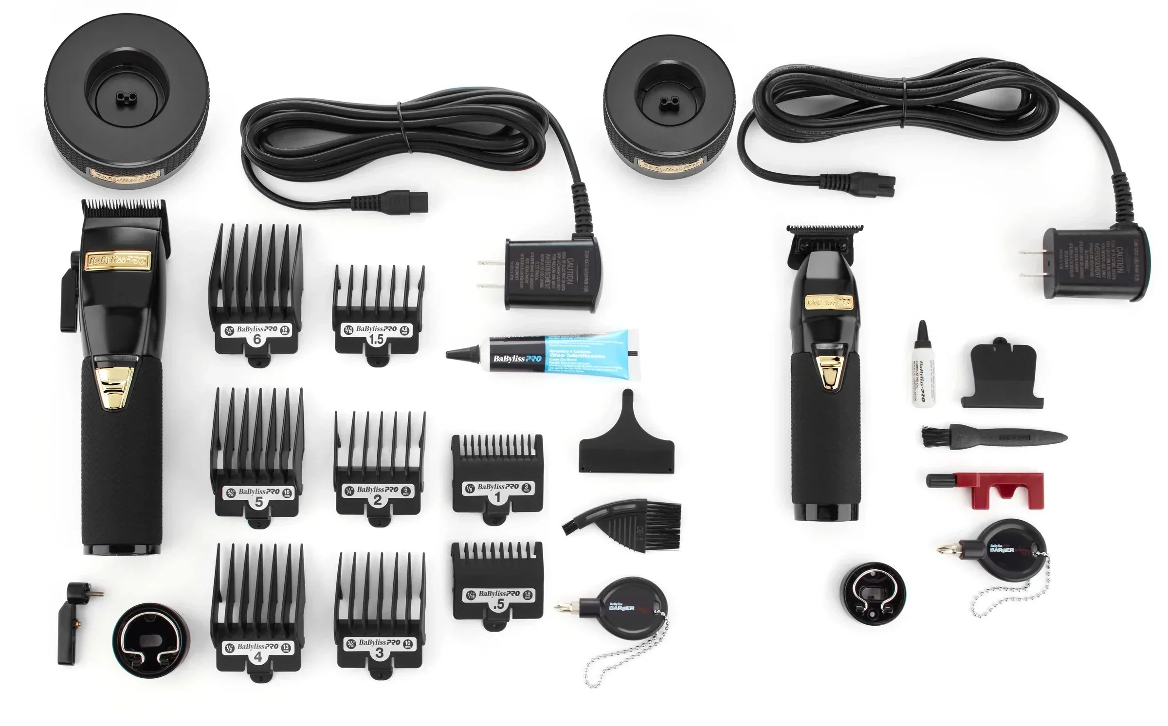 BaByliss PRO Black FX Boost+ Limited Edition Clipper & Trimmer Set w/ Charging Base (FXHOLPKCTB-B) — image 3