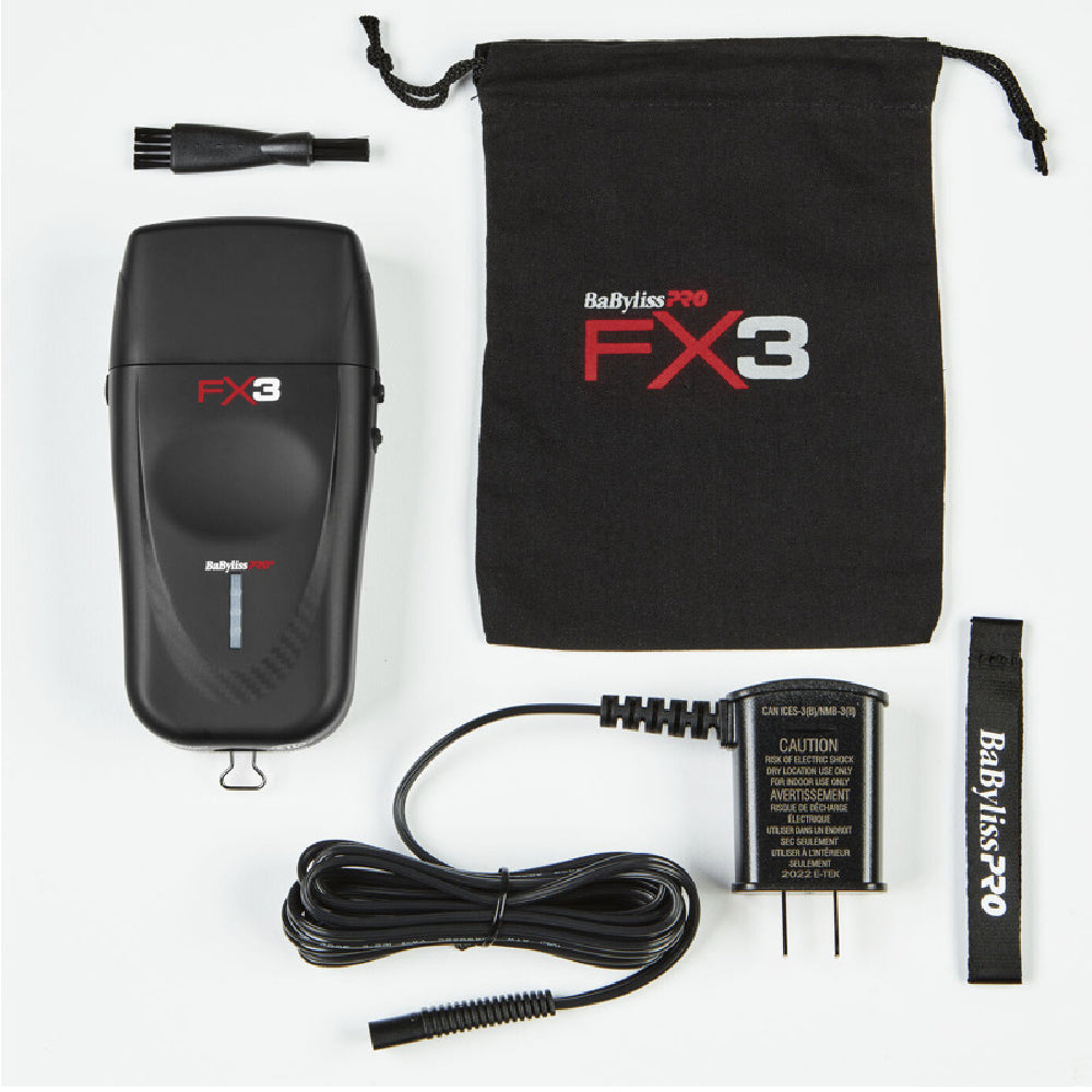 Babyliss Pro FX3 Black Collection - Clipper, Trimmer, & Shaver (Combo)-Clipper Vault