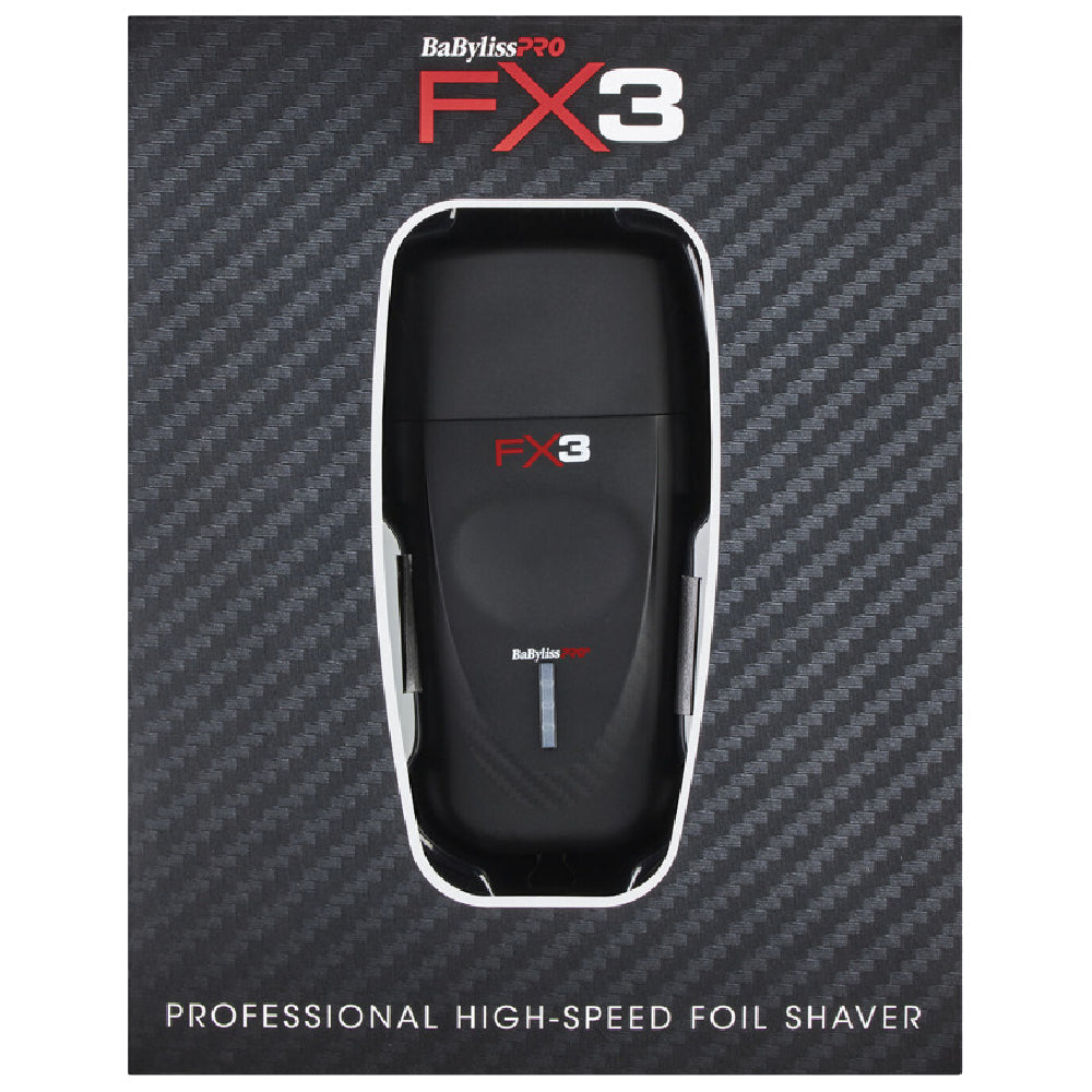 Babyliss Pro FX3 High Speed Foil Shaver Black (FXX3SB) — image 4
