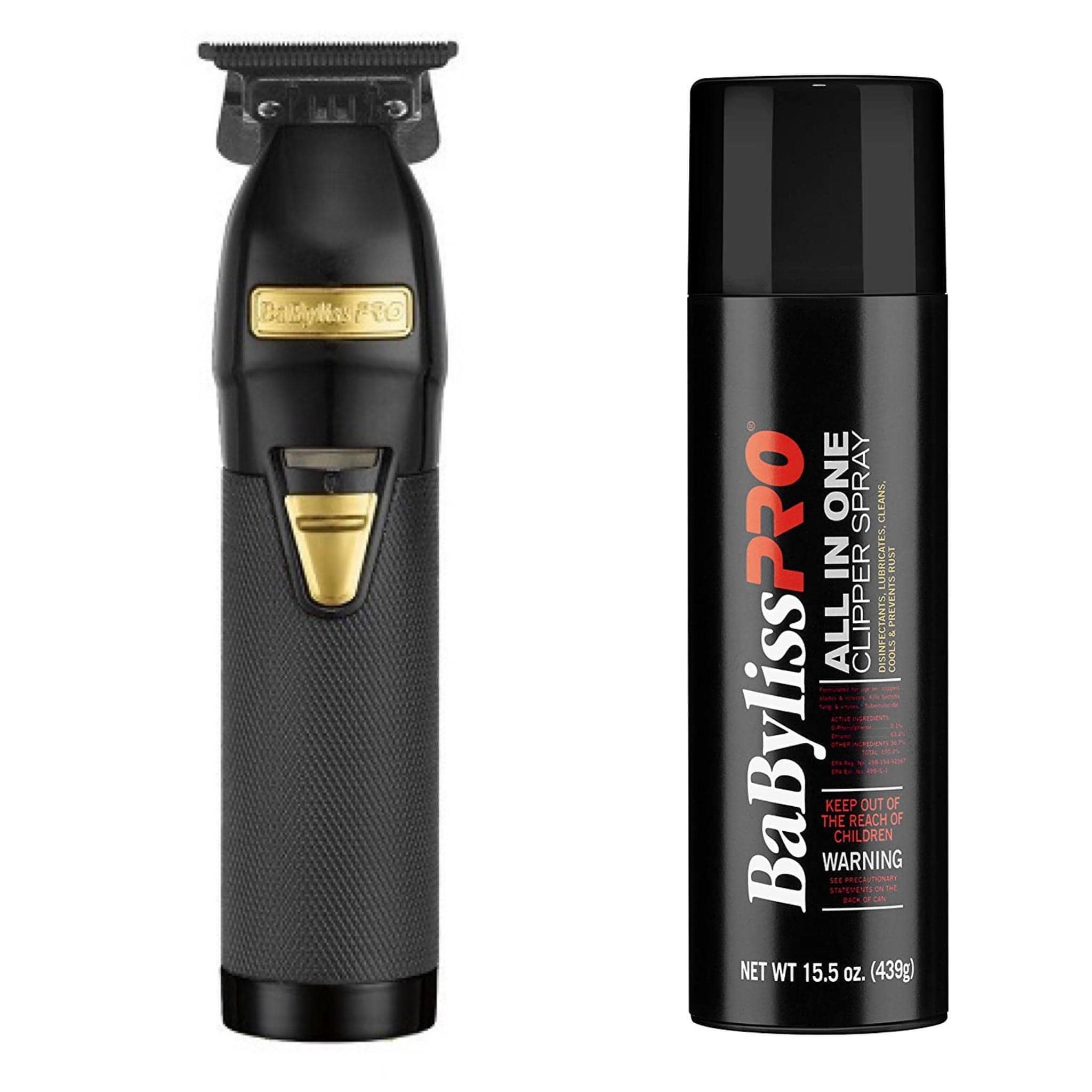 Babyliss Pro FX787 Trimmers + Clipper Spray (All Colors) (Combo)-Clipper Vault