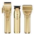 BaBylissPRO FXONE GoldFX Cordless Clipper + FXONE GoldFX Trimmer + FXONE GoldFX Shaver (Combo) (#FX899G + # FX799G + #FXFX79FSG)