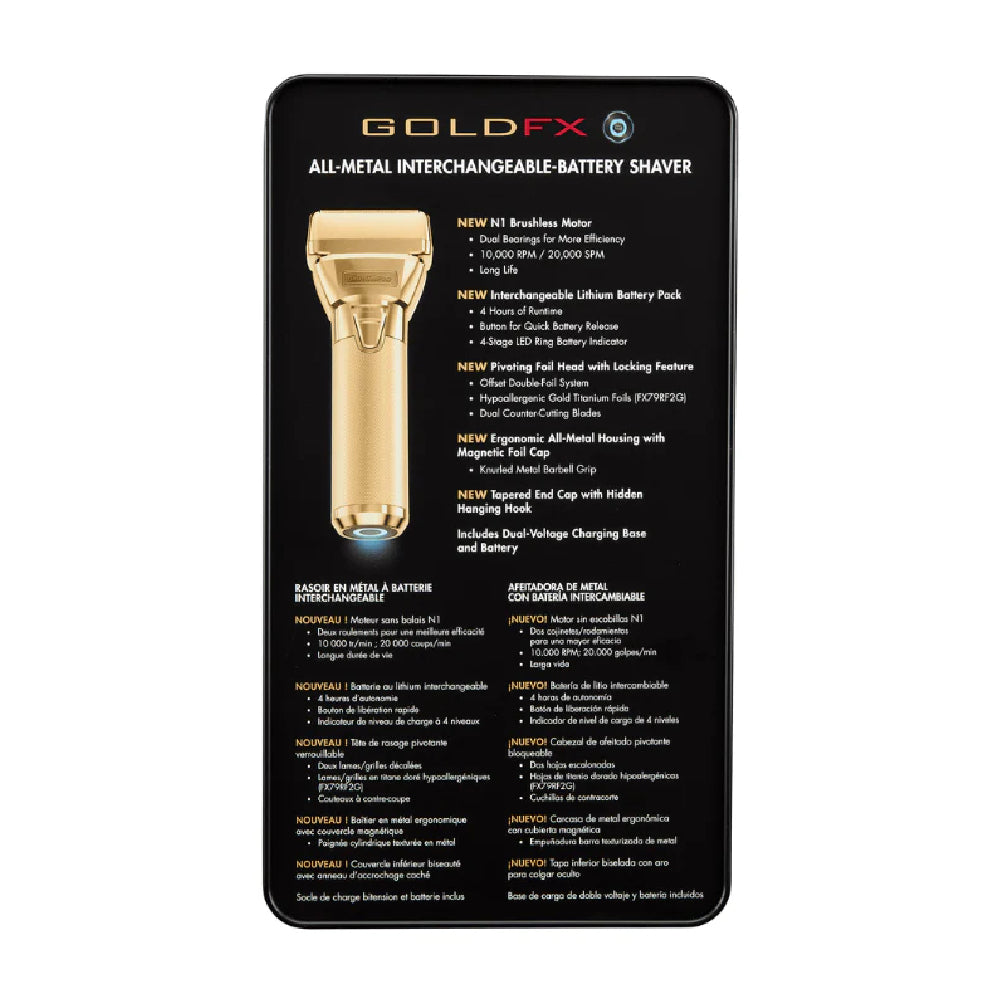 BaBylissPRO FXONE Double Foil Shaver (GoldFX / BlackFX / BlueFX / RoseFX)