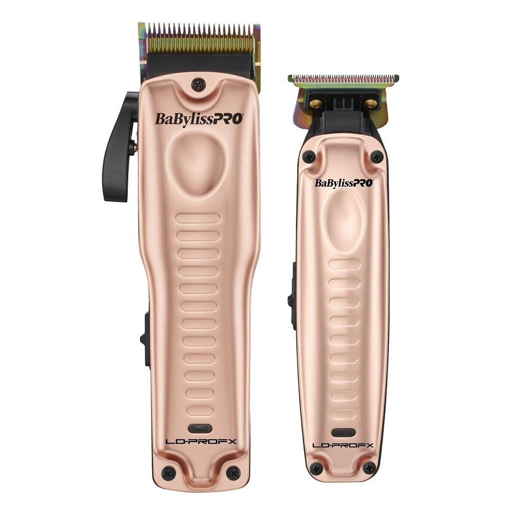 Babyliss Pro LO-PROFX Clipper & Trimmer Combo Rose Gold (FXHOLPKLP-RG) — image 1