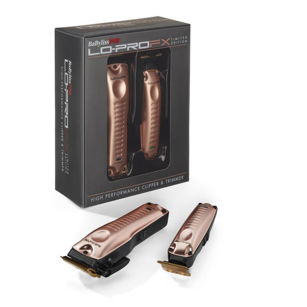 Babyliss Pro LO-PROFX Clipper & Trimmer Combo Rose Gold (FXHOLPKLP-RG) — image 5