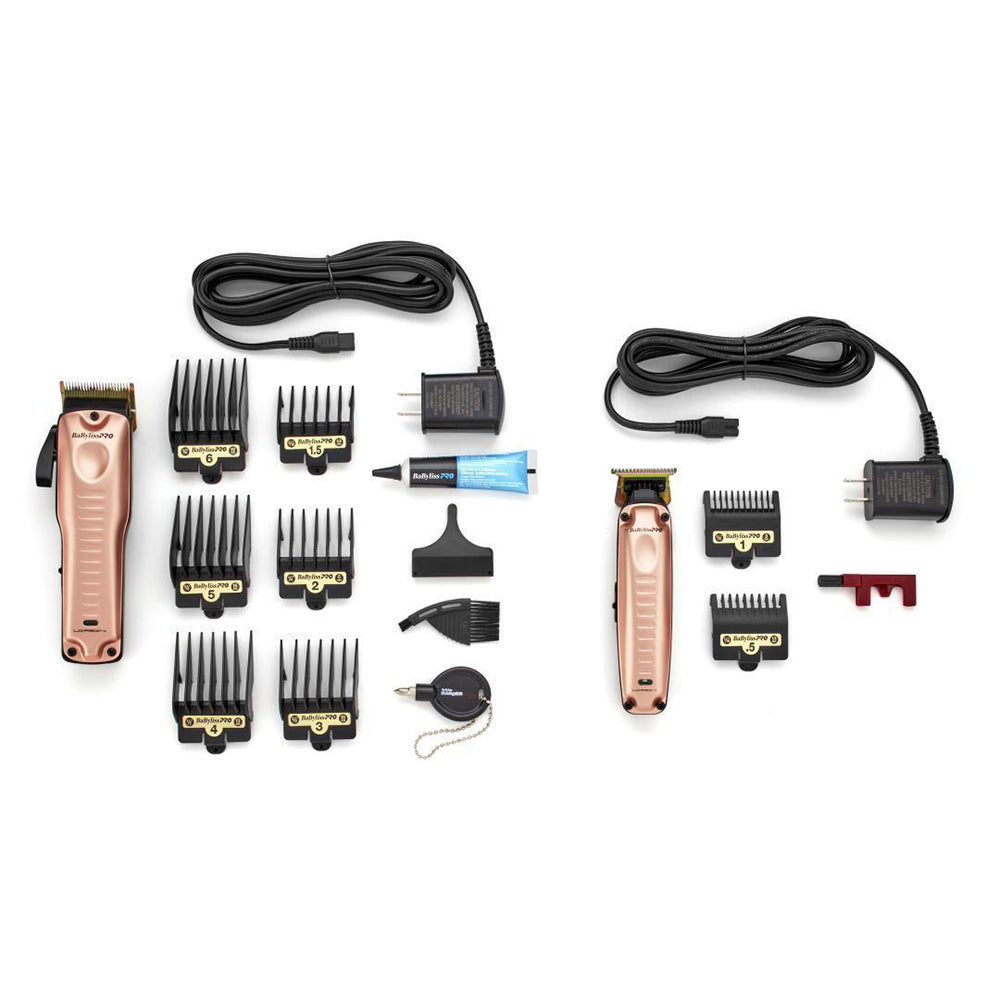 Babyliss Pro LO-PROFX Clipper & Trimmer Combo Rose Gold (FXHOLPKLP-RG) — image 7