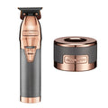 Babyliss Pro Rose Gold Skeleton Trimmer with Charging Base-Clipper Vault