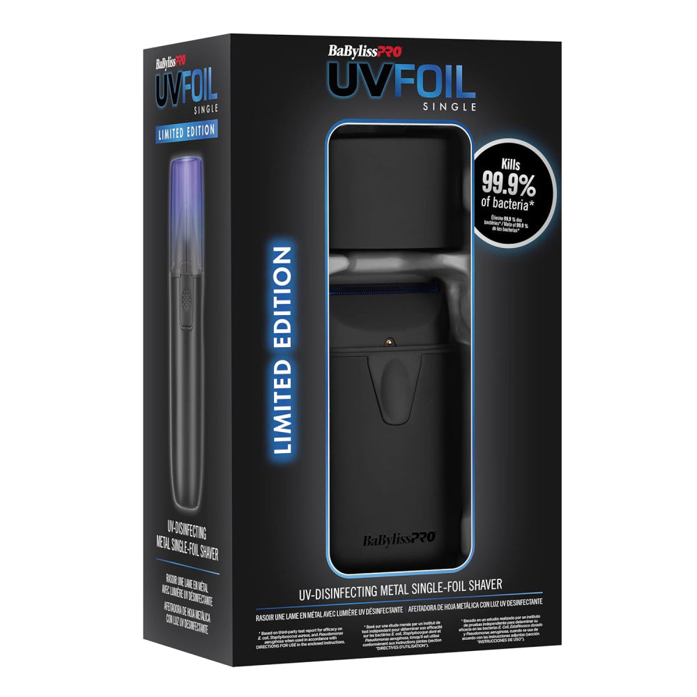Babyliss Pro Single UV Foil Matte Black Shaver — image 6