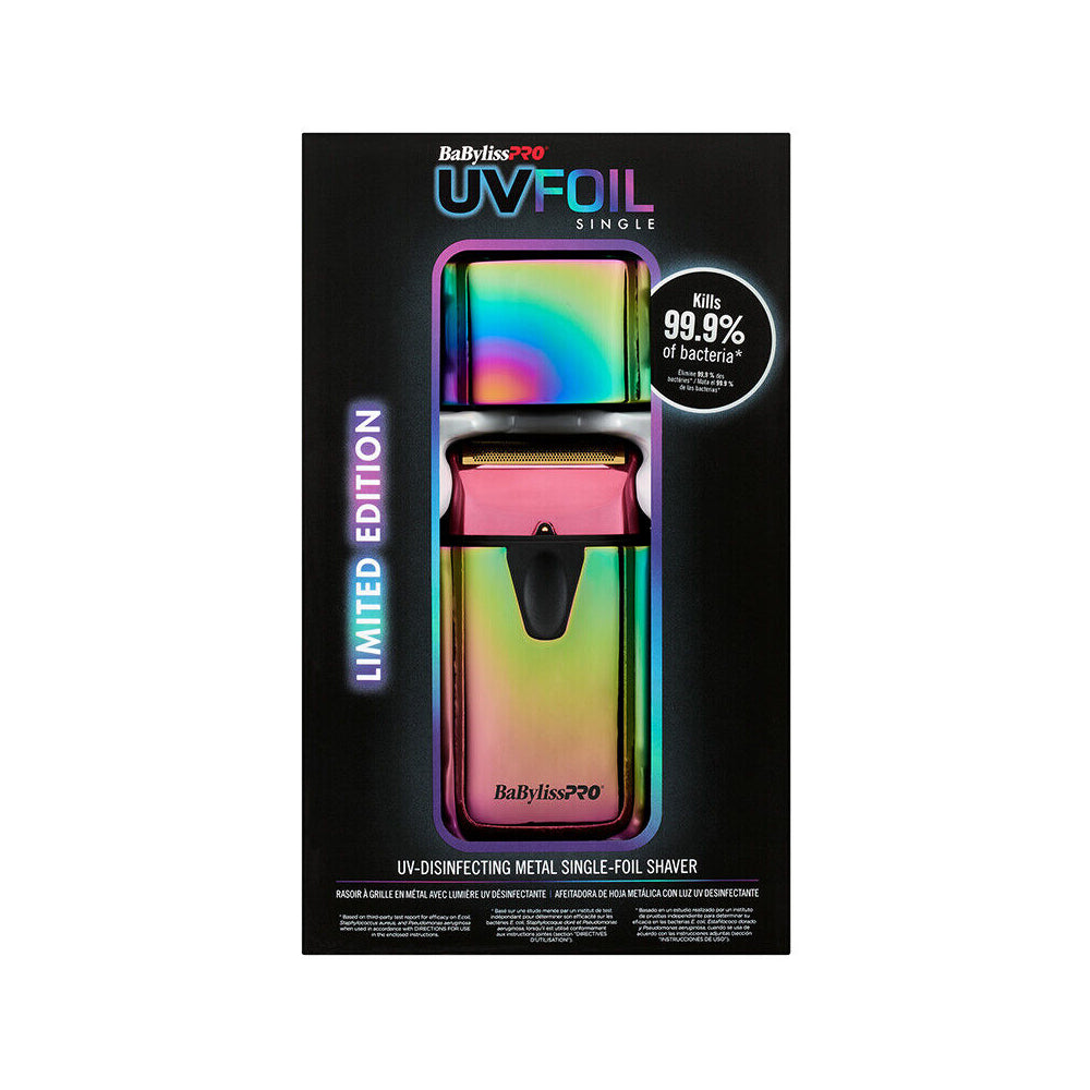 Babyliss Pro UV Disinfecting Single Foil Shaver - Iridescent — image 4