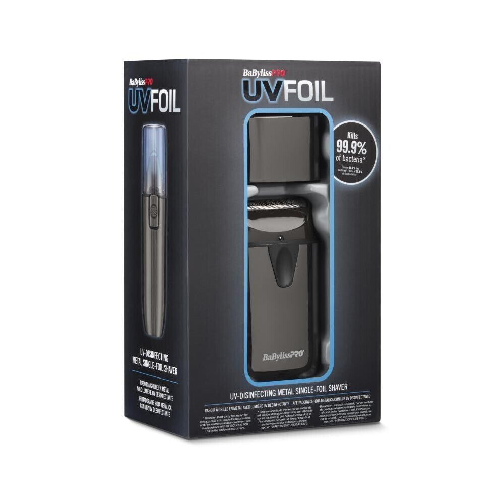 BaByliss PRO UV-Foil Cordless Single Foil Shaver (FXLFS1) — image 8