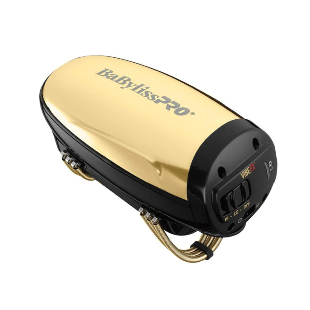 BaBylissPRO VibeFX Gold Cord/Cordless Massager #FXSSMG