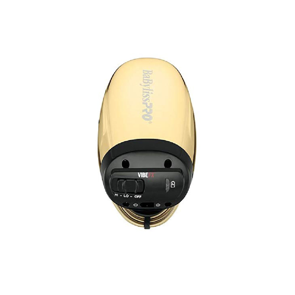 BaBylissPRO VibeFX Gold Cord/Cordless Massager #FXSSMG