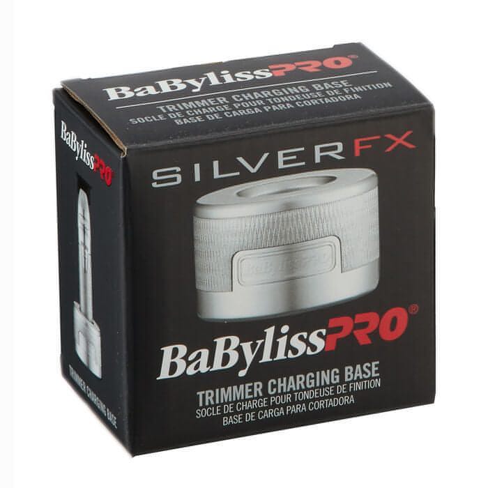 BaByliss Trimmer Charging Base - Silver (FX787BASE-S)-Clipper Vault