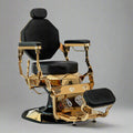 Leon Barber Chair – Black & Gold