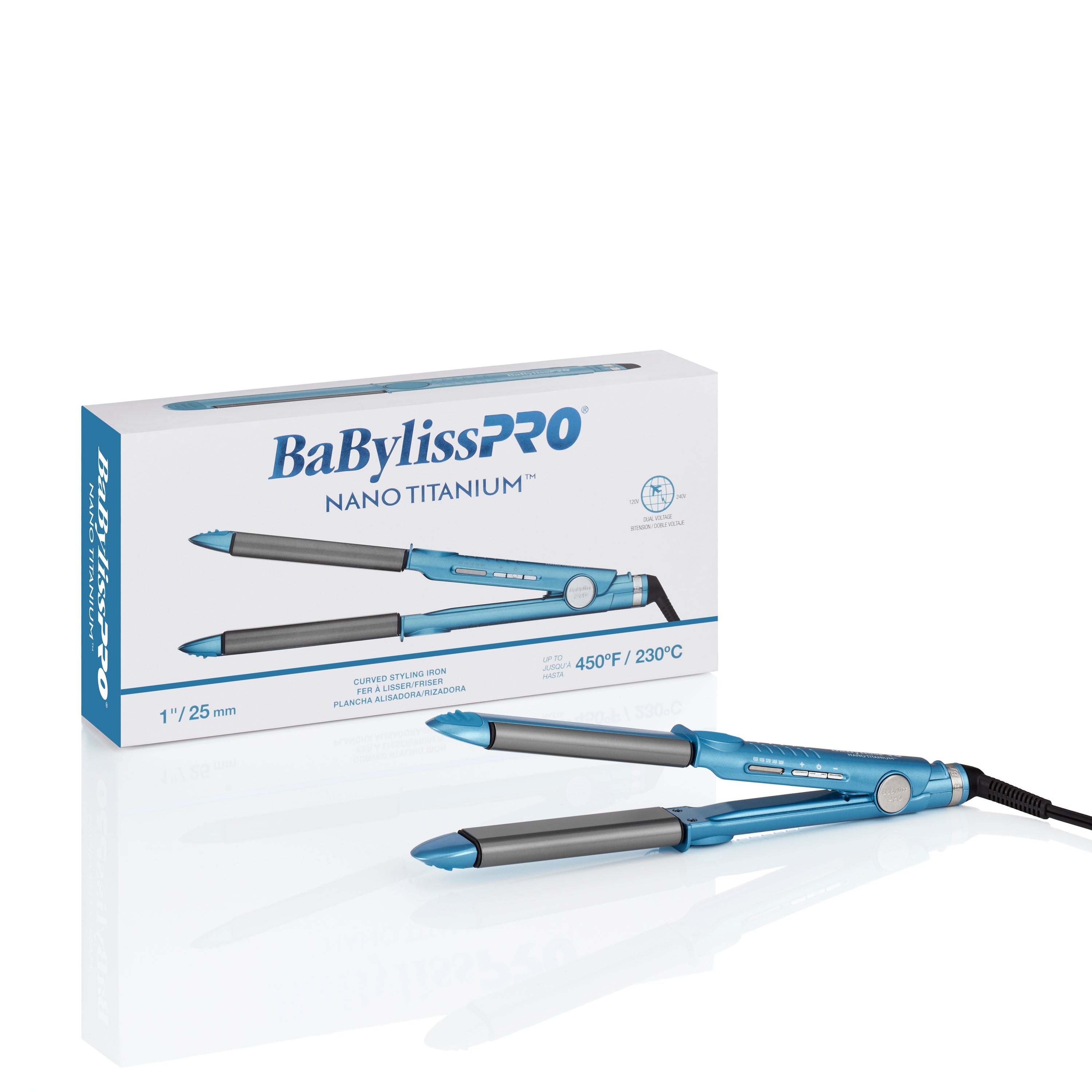 BaBylissPRO Nano Titanium Curved Styling Iron - 1" (BNT4061UC) — image 5