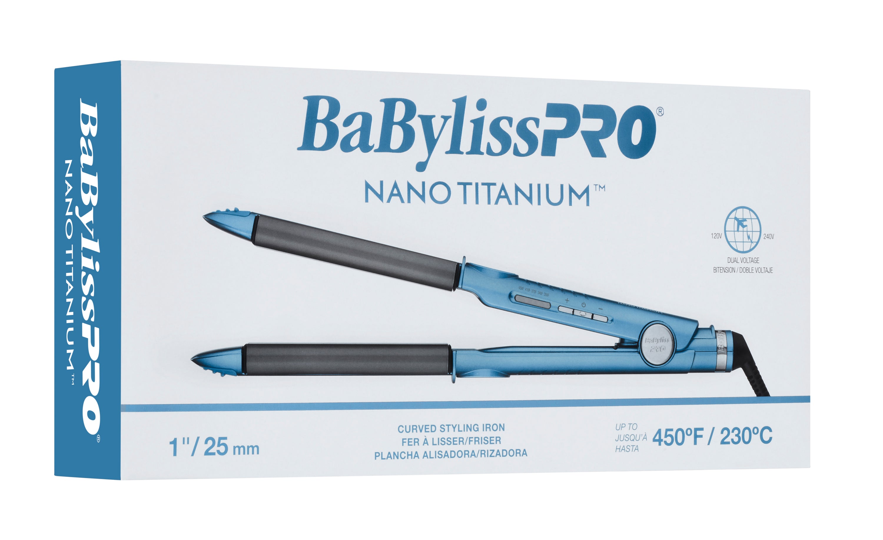 BaBylissPRO Nano Titanium Curved Styling Iron - 1" (BNT4061UC) — image 6