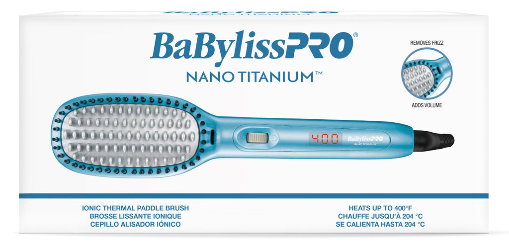 BaBylissPRO Nano Titanium Ionic Thermal Paddle Brush (BNTPB1UC) — image 6