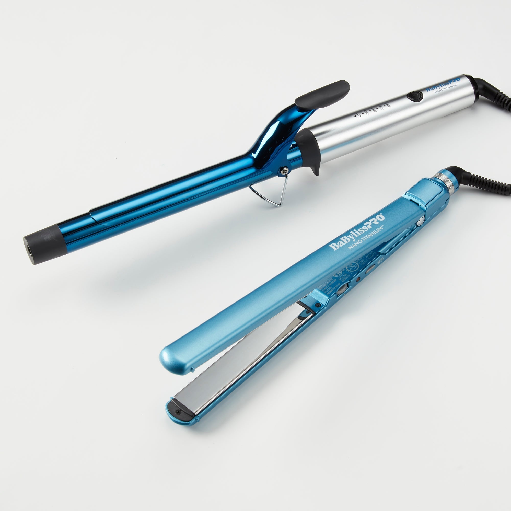 BaBylissPRO Nano Titanium 1" Extended Barrel Curling Iron & 1" Ultra-Thin Flat Iron Value Pack (BNTPP62UC) — image 5
