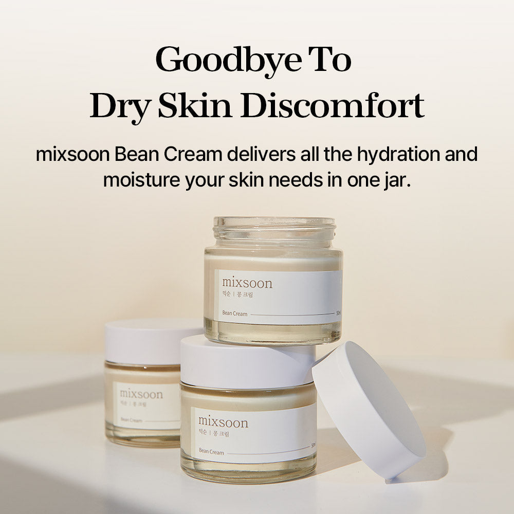 Mixsoon Bean Cream two jars — goodbye dry skin discomfort