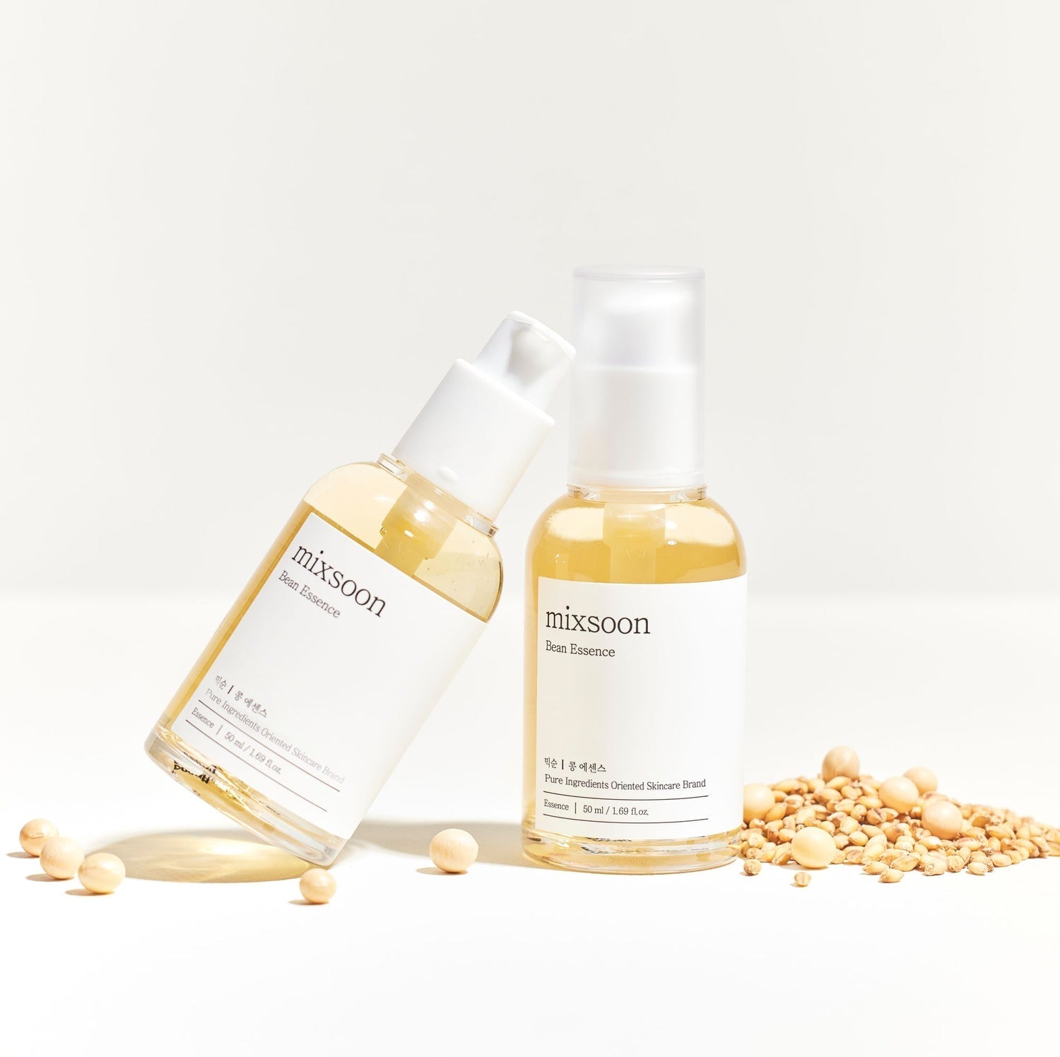 Mixsoon Bean Essence bottles with fermented soybeans