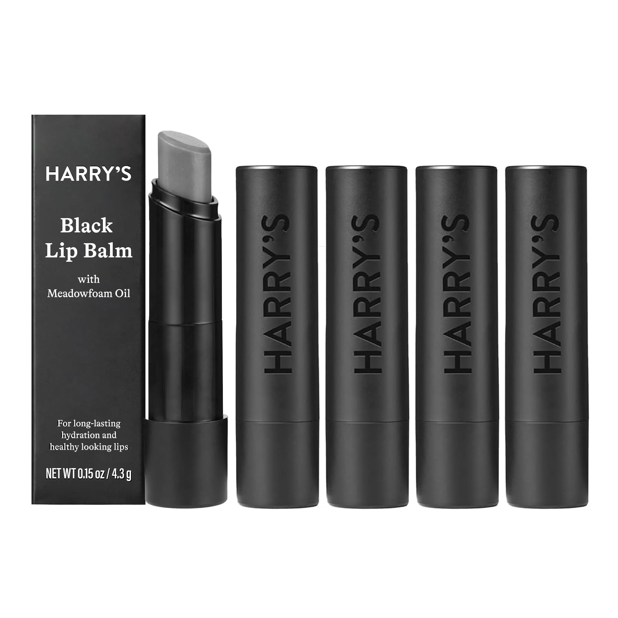 Harry's Black Lip Balm detail
