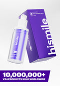 Hismile V34 Colour Corrector Serum bottle — purple teeth brightening concealer