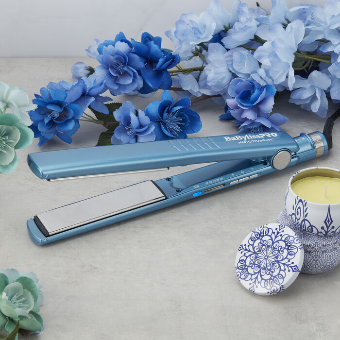 BaBylissPRO Nano Titanium Dual Ionic Flat Iron - 1 1/4" (BNT9125TUC) — image 4