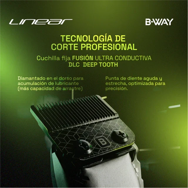 B-Way Linear Cordless Clipper w/ Dual Core Linear Motor
