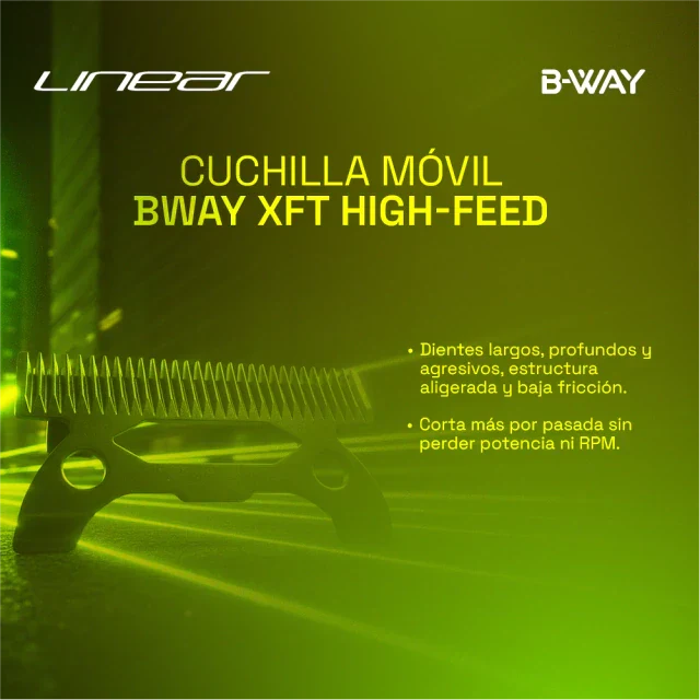B-Way Linear Cordless Clipper w/ Dual Core Linear Motor