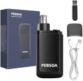 pebsoa cordless nose and ear hair trimmer black