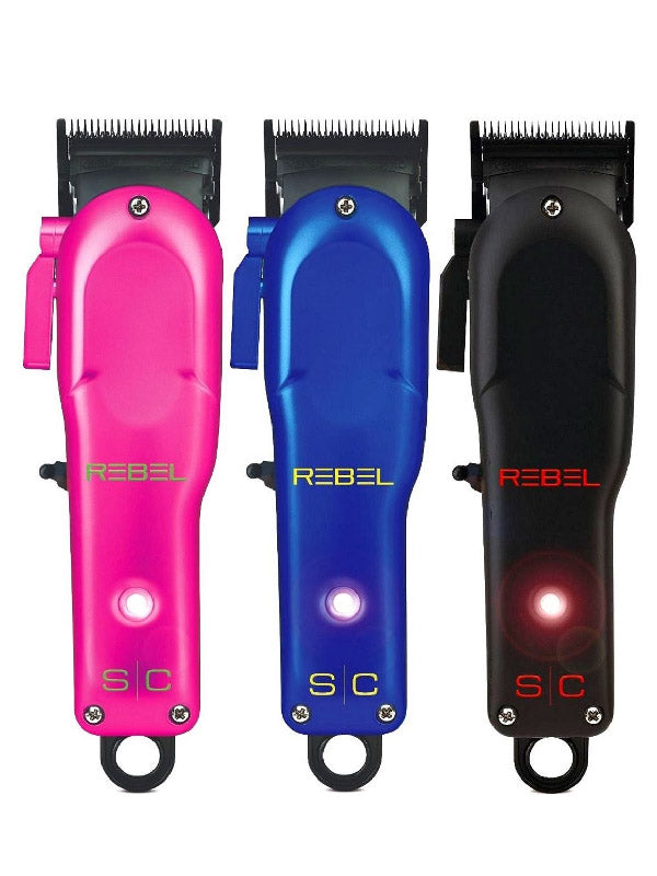 StyleCraft Rebel Super Torque Modular Cordless Clipper + BaByliss Pro GoldFX Cordless Outlining Trimmer (Combo)-Clipper Vault